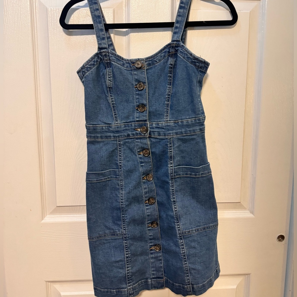 NWOT Aeropostale button front denim dress